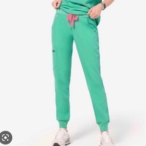 Figs Zamora Jogger Scrub Pants Surgical Green